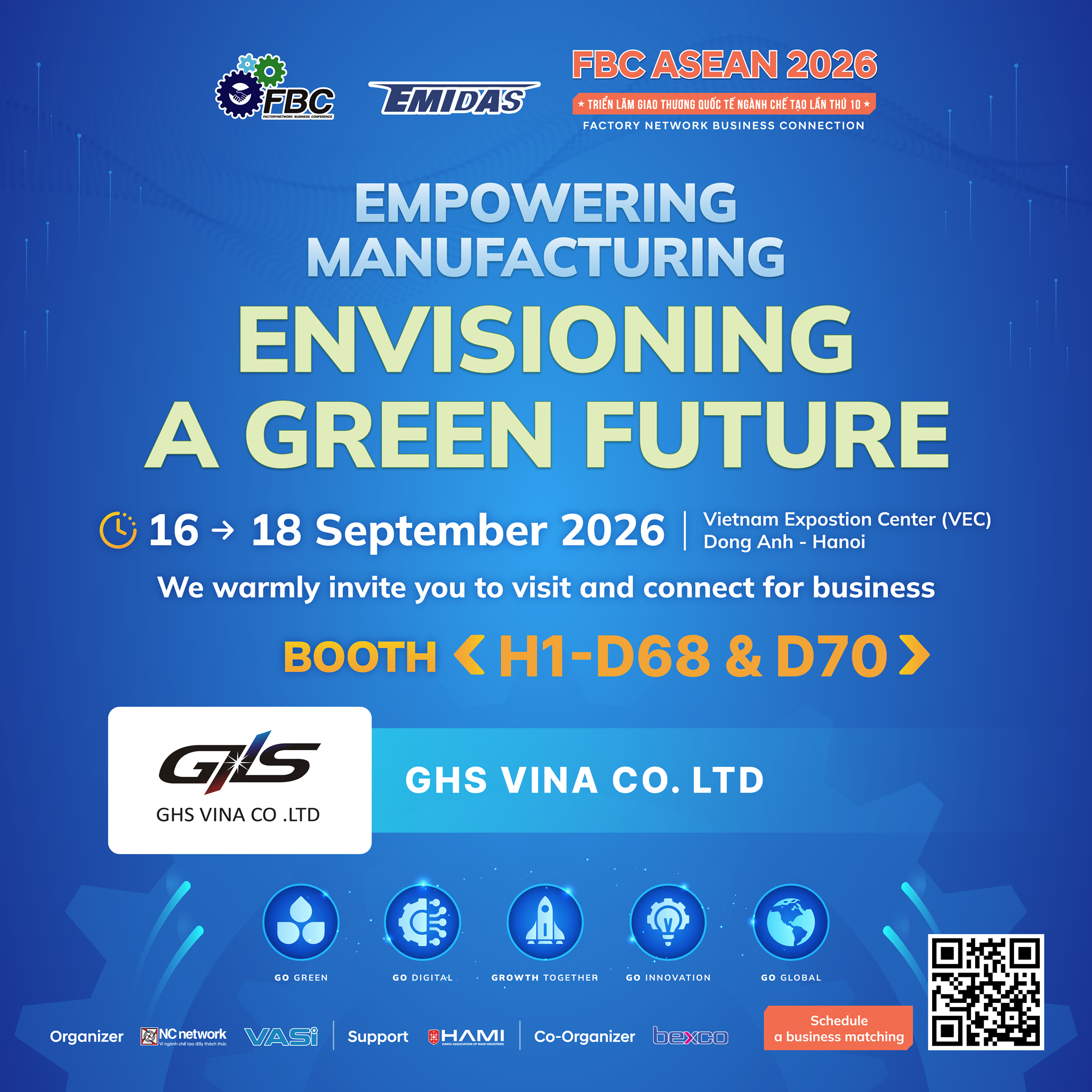 GHS VINA TO EXHIBIT AT FBC ASEAN 2026